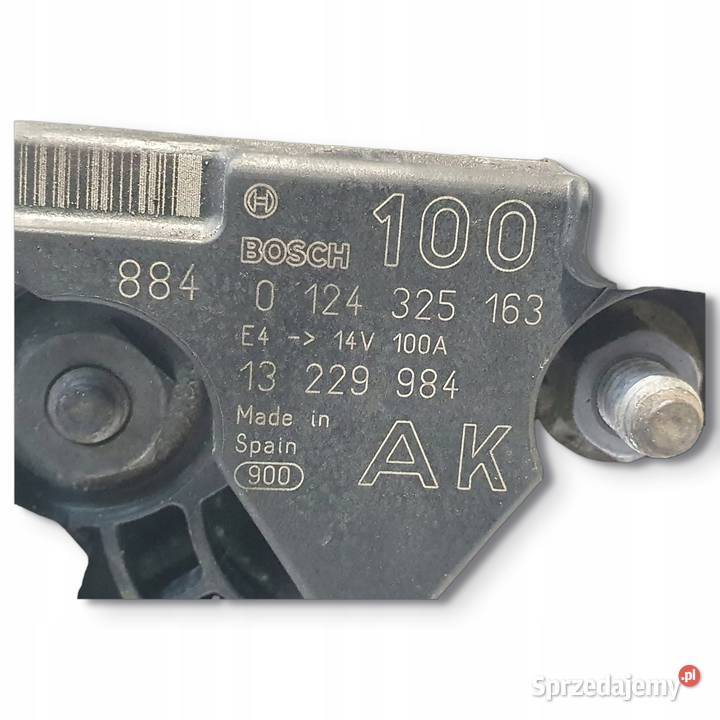 ALTERNATOR Opel Astra III H 16 16V 100A bosch