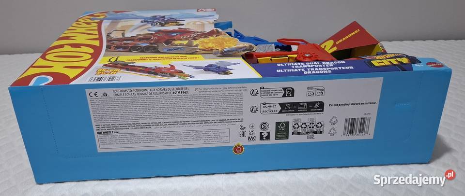Hot Wheels Ultimate dual dragon transporter Czeladź sprzedam