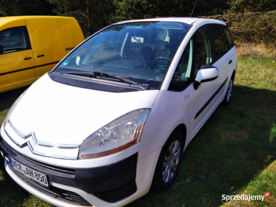 Citroen C4 Grand Picasso LPG biały wielkopolskie Piła