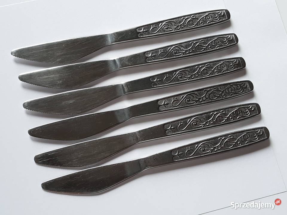 Noże obiadowe PNĄCZA Gerlach sztućce PRL