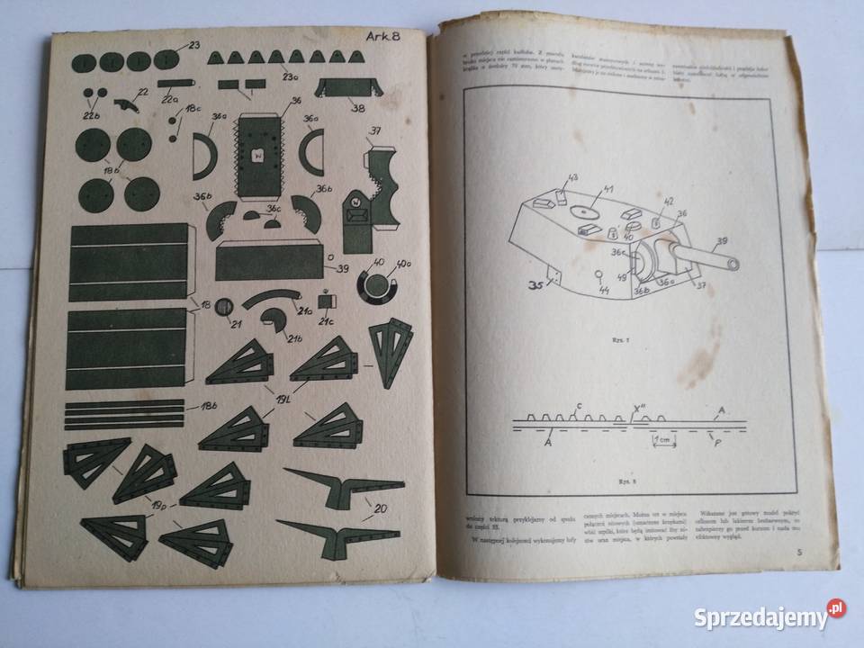 Mały Modelarz 41981 Radziecki ciężki czołg KW1 Dąbrowa Górnicza