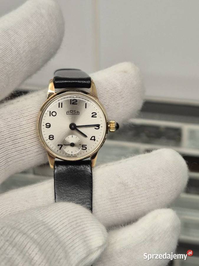 Złoty zegarek Arsa 14k pr 585 Damskie