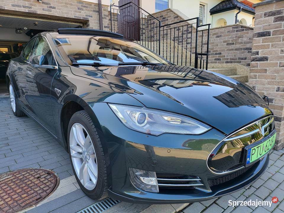 Piękna Tesla S Performance P85 450 Dożywotnie tempomat lubelskie Lublin sprzedam