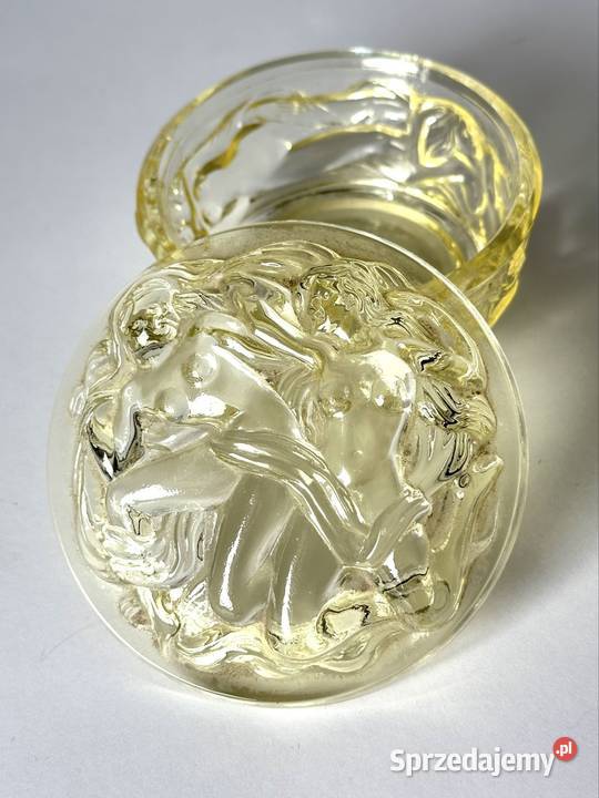 Stare cytrynowe puzderko Bohemia Czechosłowacja mazowieckie Warszawa