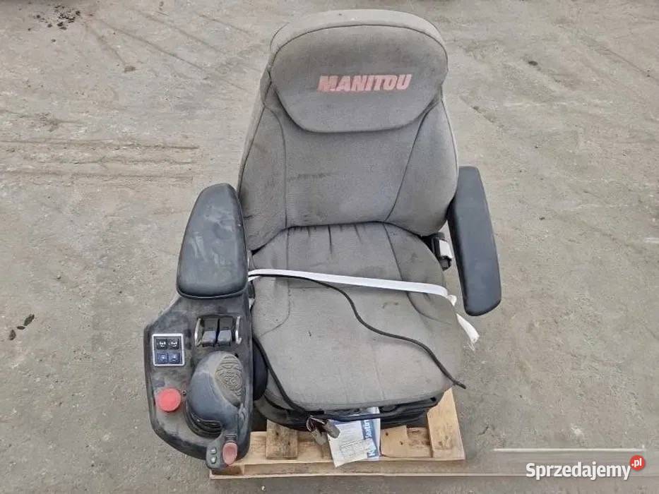 Fotel siedzenie operatora ładowarki manitou Łowicz