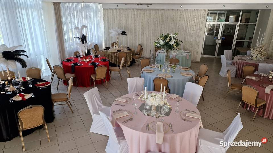 Wynajem obrusy welurowe małopolskie Kraków