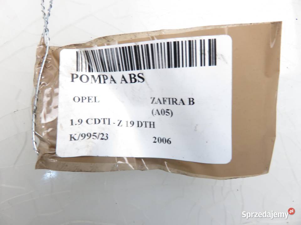 POMPA ABS OPEL ZAFIRA B 13234911AS 10020602484