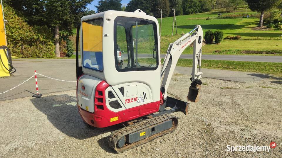 Minikoparka Takeuchi TB216 Brutto mini koparka nie Jabłonka