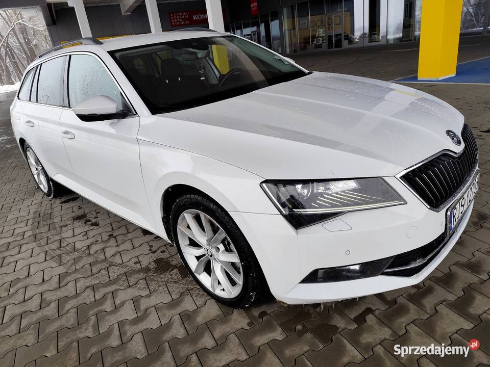 Skoda Superb III 20 150 Biała Perła Led Xenon 150KM Motoryzacja Jasło