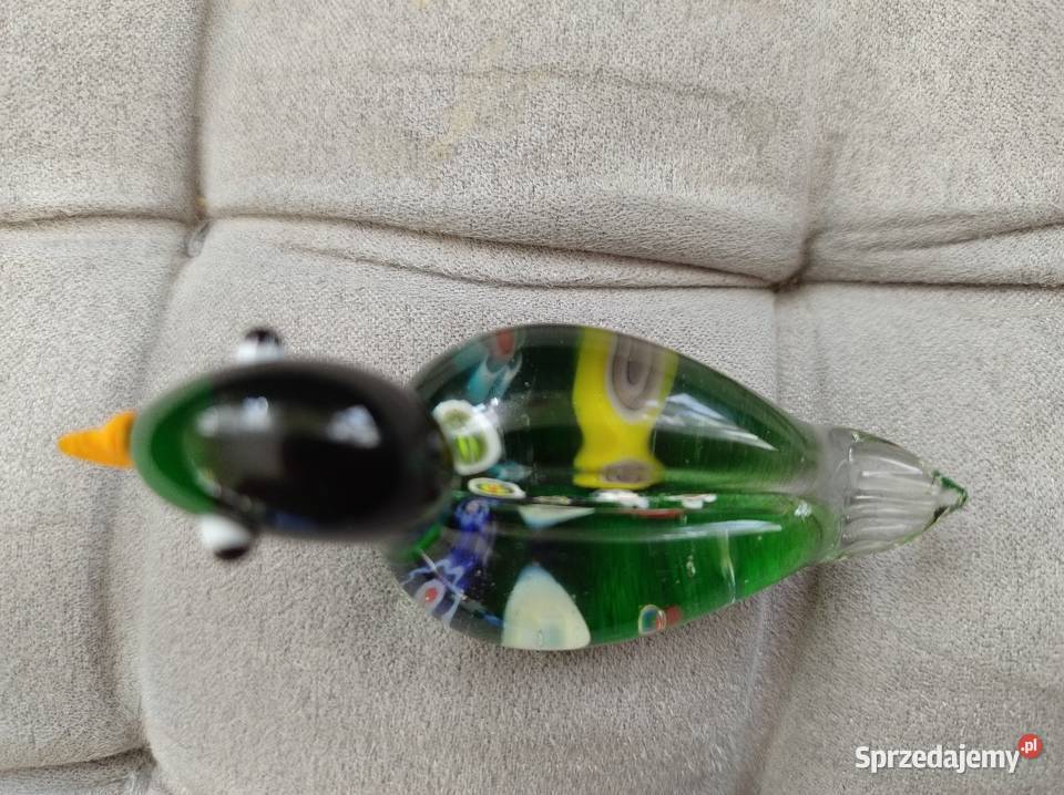 Szklana kolorowa kaczuszka Żory