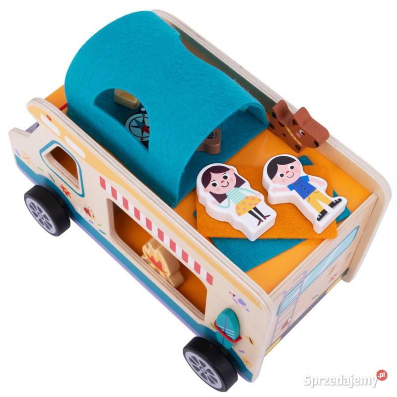Tooky Toy Drewniany Kamper Postacie Kemping Dla Dziecka Kraków