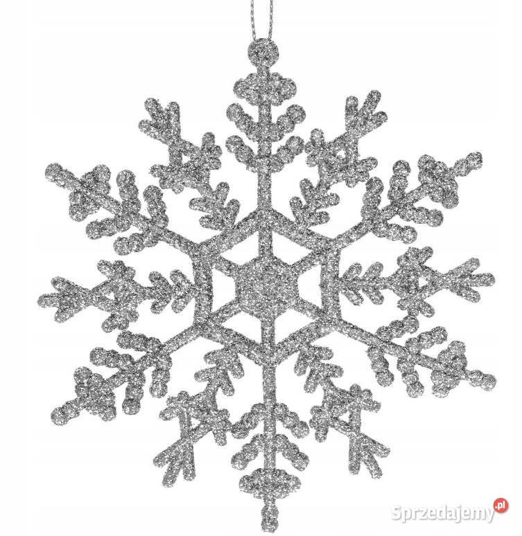 SREBRNE ŚNIEŻYNKI ZAWIESZKI NA CHOINKĘ 3 Wrocław