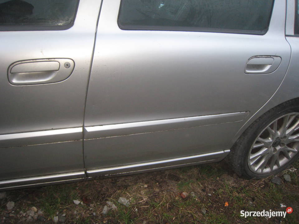 Drzwi lewe tylne lewy tył srebrne 42626 Volvo