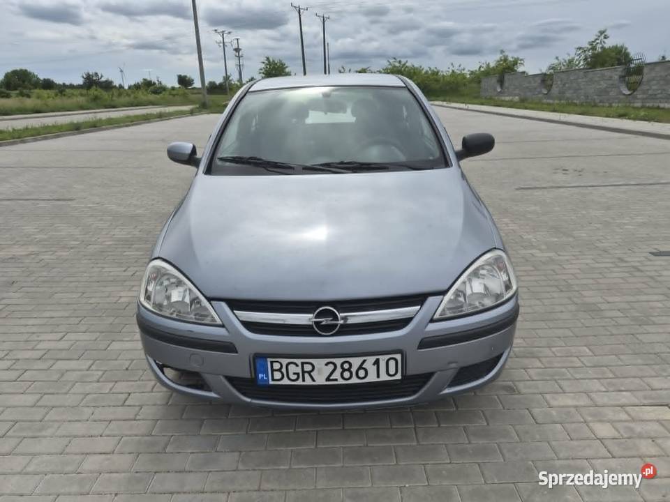 OPEL CORSA sprawna długie opłaty 2004r Opel Grajewo