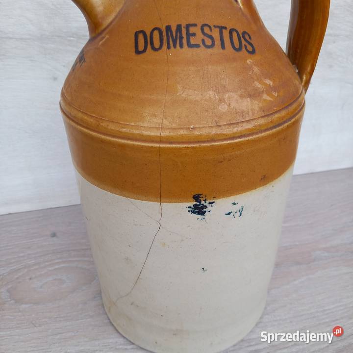 Duża stara kamionka Domestos początek XX wieku Warszawa