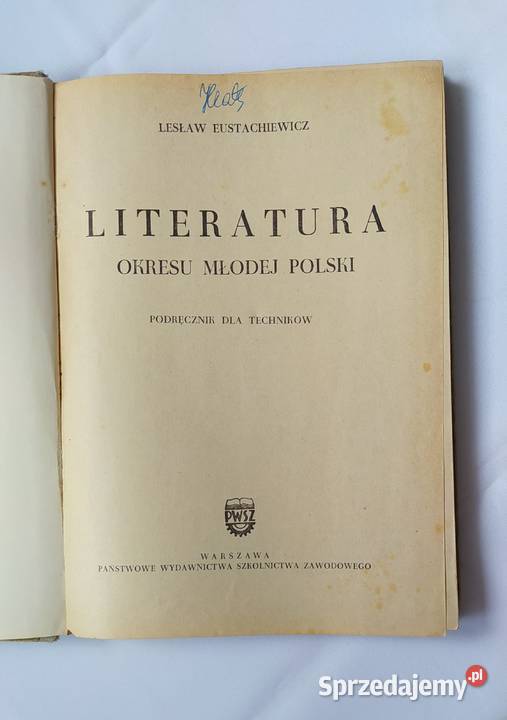 LITERATURA OKRESU MŁODEJ POLSKI Hajnówka