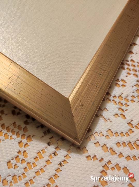 rama na zdjęcia złocona pozłacana elegancka Wyposażenie wnętrz Kielce