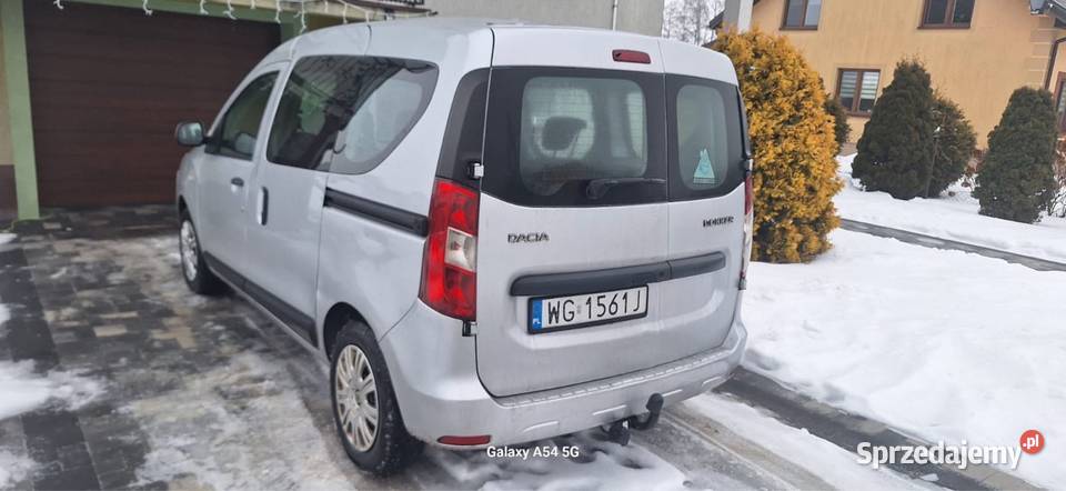 Dacia Doker 12benz 5os Klima Hak 2014r nieuszkodzony