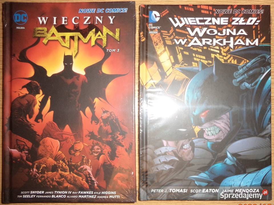 2x komiks Batman: Wieczny Batman + Wieczne zło Arkham FOLIA