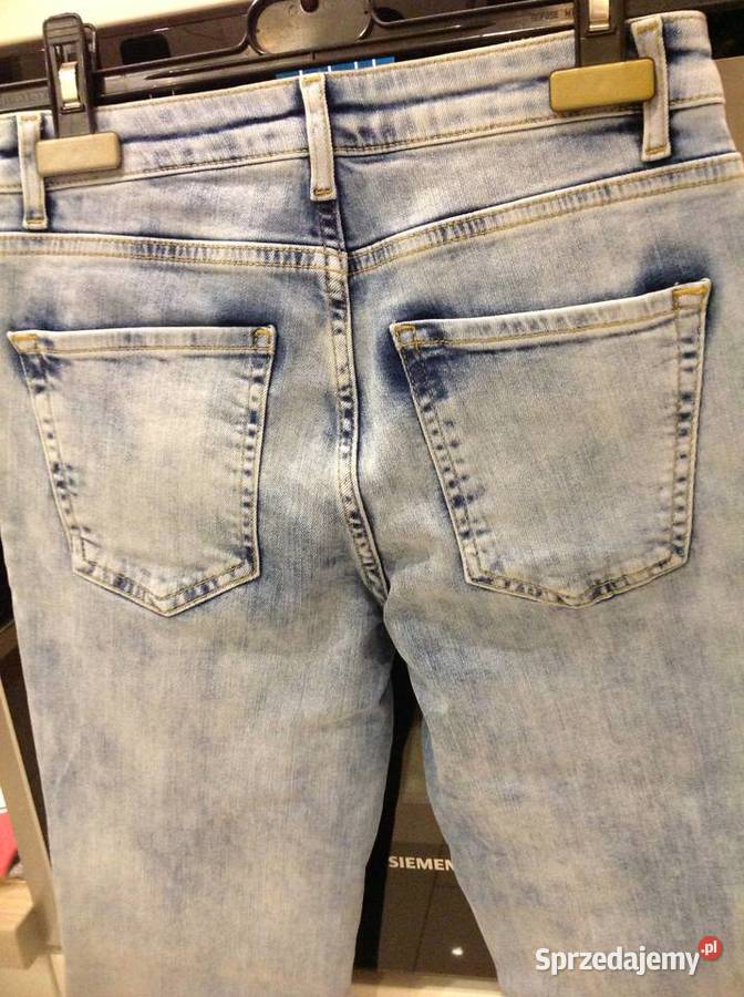 Spodnie jeans Damskie PINKO S dzwony Nowe niebieski Nowa Sól