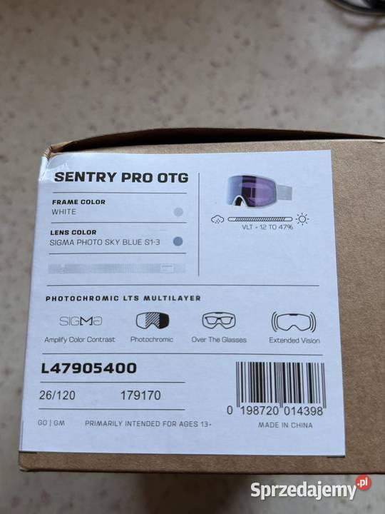 nowe gogle salamon sentry pro otg