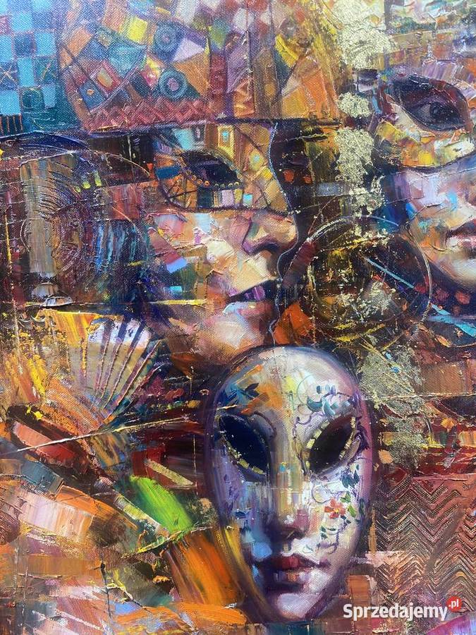 Pitsko Giennadij Maski i tajemnica 85x75 obraz Rumia