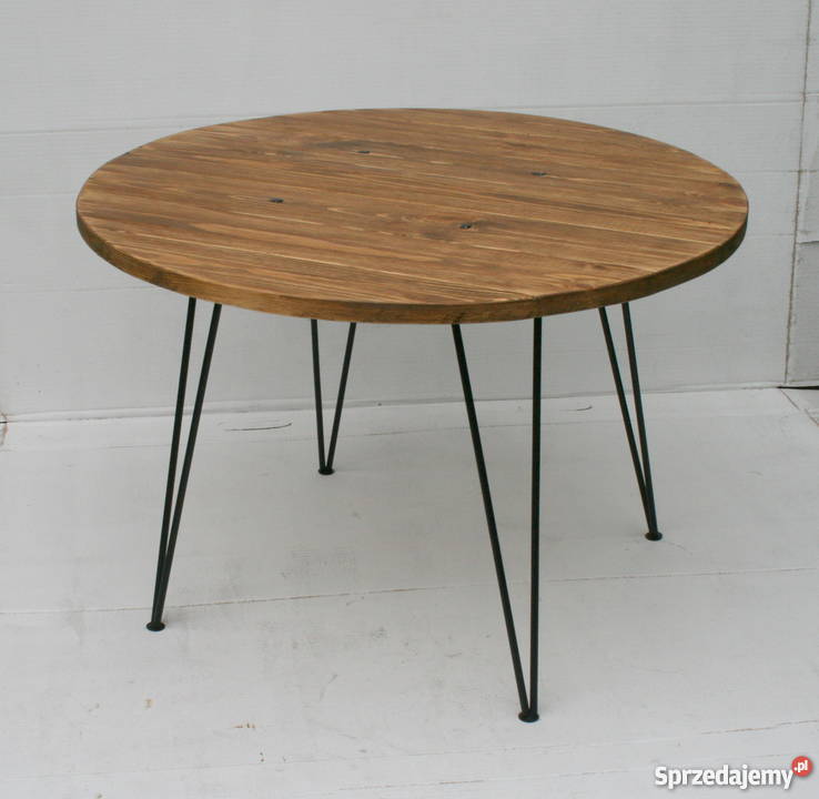 Stolik kawowy koło okrągły loft industrialny Stoły, krzesła, biurka Mielec