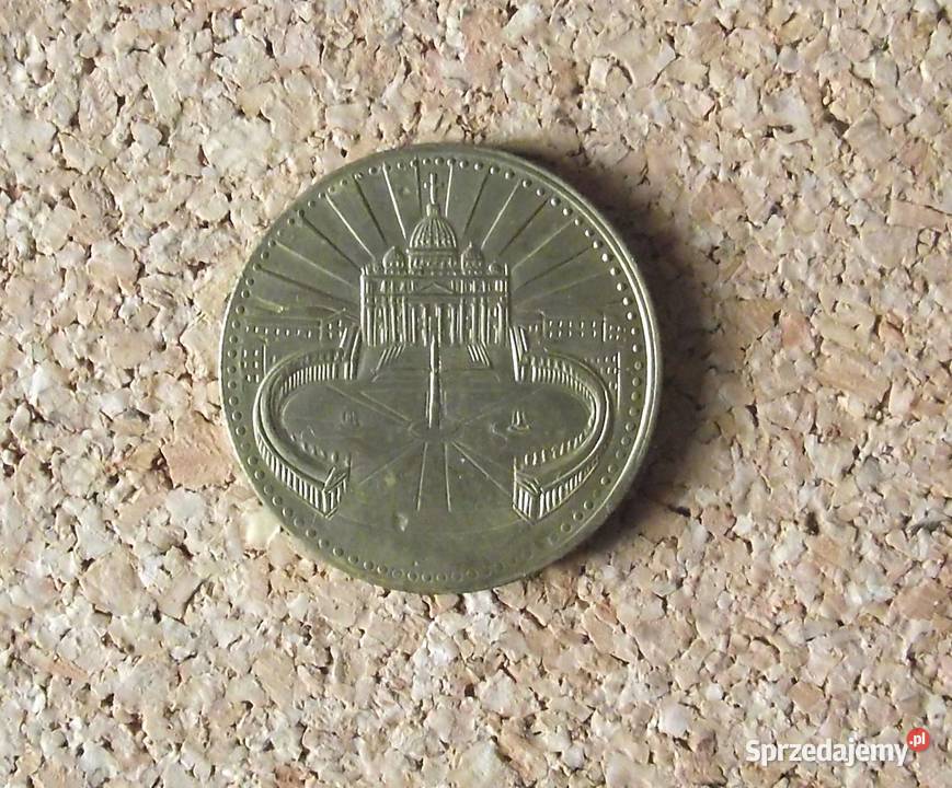 Watykan Plac św Piotra JP II medal pamiątkowy Warszawa sprzedam