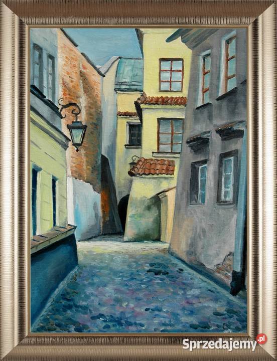 Obraz olejny Lubelski zaułek Lublin