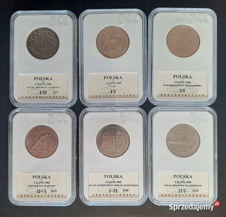Komplet Monet 2 złote 1995 śląskie