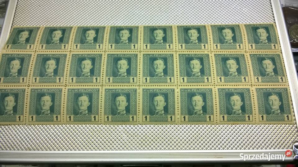 naczki KuK FELDPOST Mi 53 A gez 12 12 zestaw 67 Warszawa