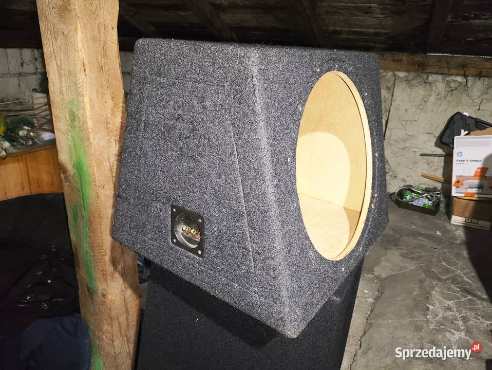 Skrzynia bassowa basowa tuba na głośnik 38 15 Głośniki Niegowonice sprzedam
