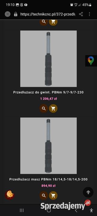 Przedłużka z chłodzeniem zewnętrznym M24 warmińsko-mazurskie Elbląg