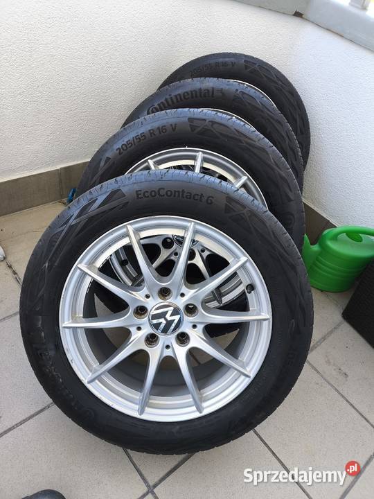 Sprzedam alufelgi 16 5x112 z oponami Koła Warszawa sprzedam