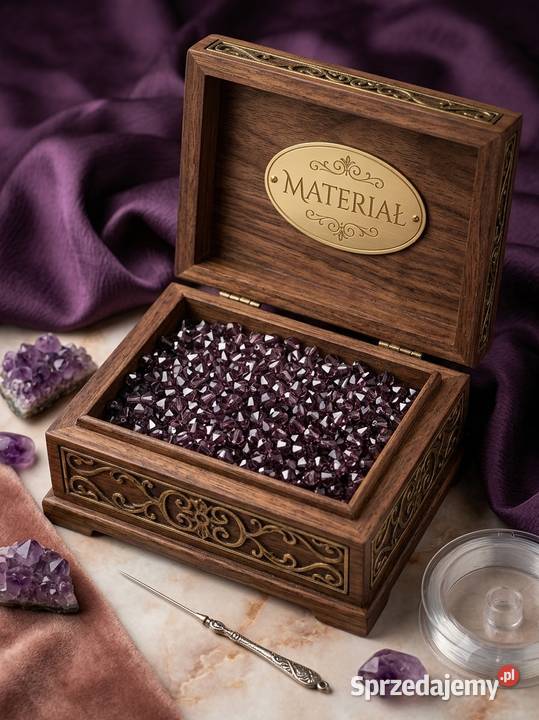 Torebka wieczorowa z koralików Deep Amethyst Dla kobiet dolnośląskie