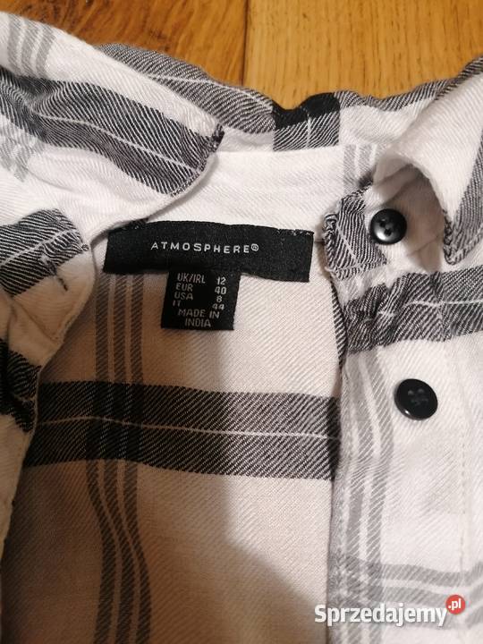 Koszula w kratę 40 biały Gdańsk