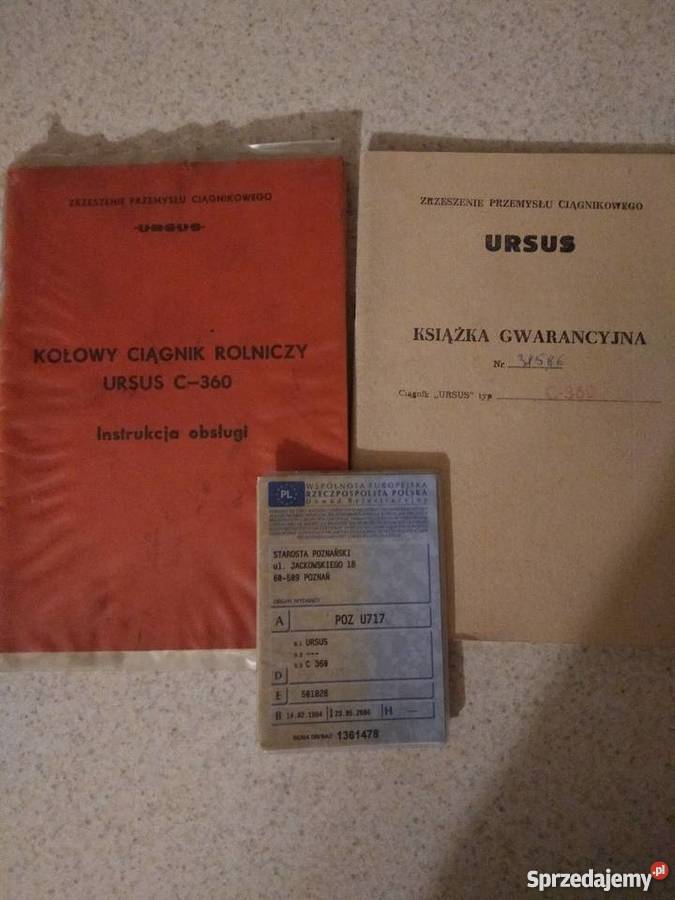 Ciągnik rolniczy Ursus C360 zadbany rolnika nieuszkodzony wielkopolskie Swarzędz