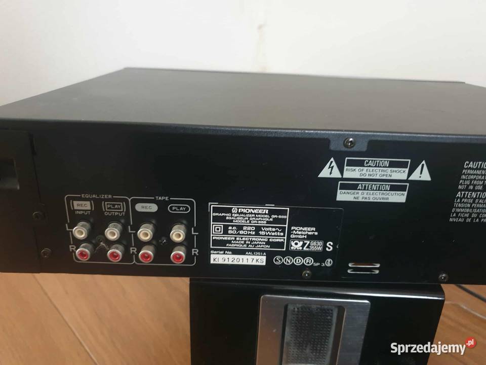 Pioneer gr 555 korektor graficzny duża wieża Leżajsk