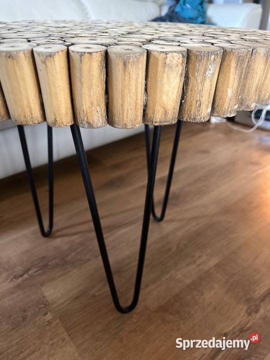 Indonezja stolik drewniany handmade Bystrzyca Kłodzka