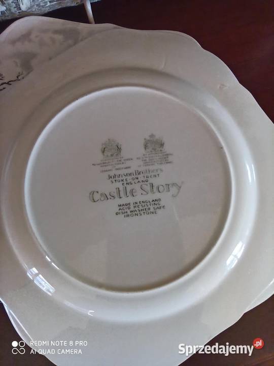 Talerzyk Castle Story Johnson Bros Made in pomorskie Gdańsk