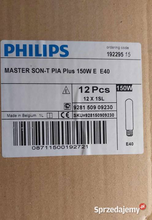 master sont pia plus 150w Philips E40