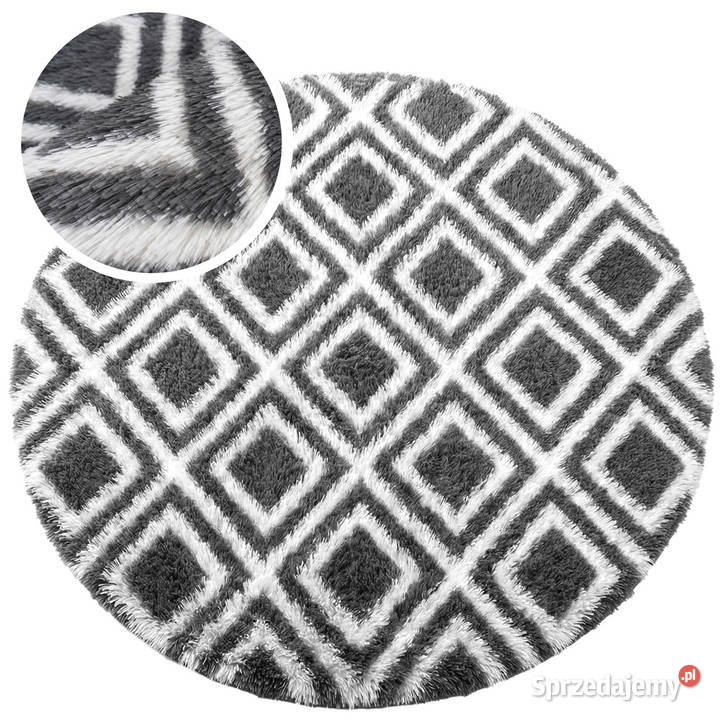 Dywan okrągły do salonu shaggy DECOR sprzedam