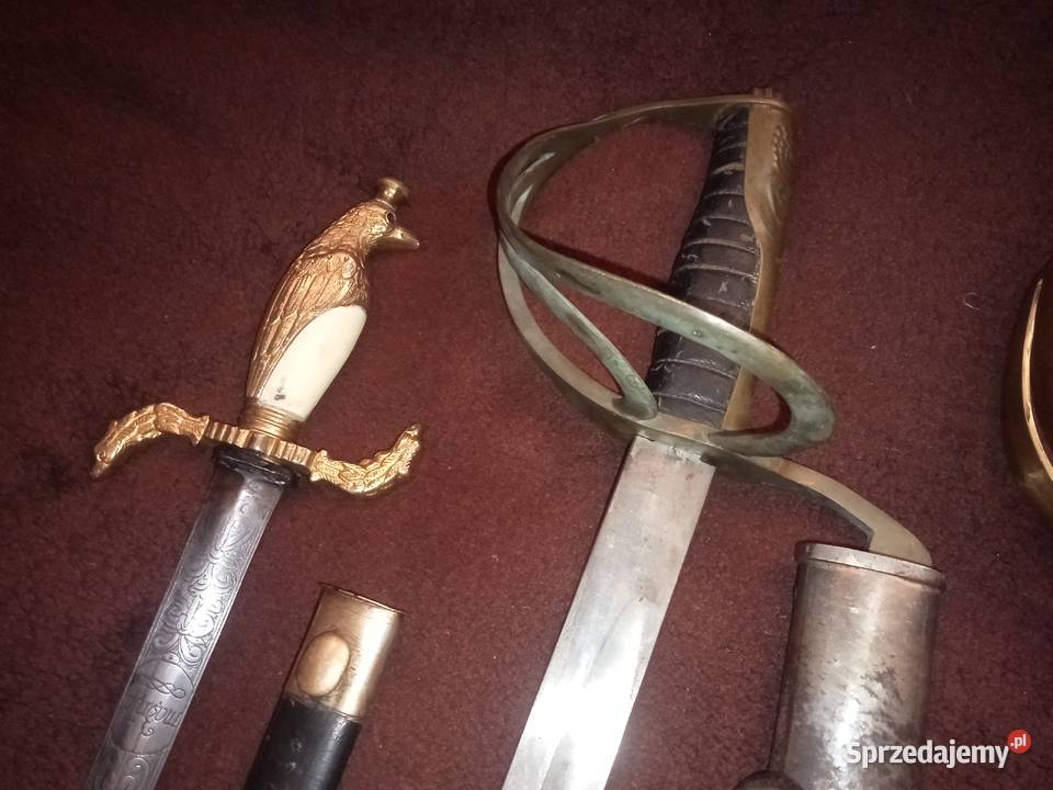 Szabla pochwa 10 szabla głownie szabel i 10 Militaria mazowieckie Grójec