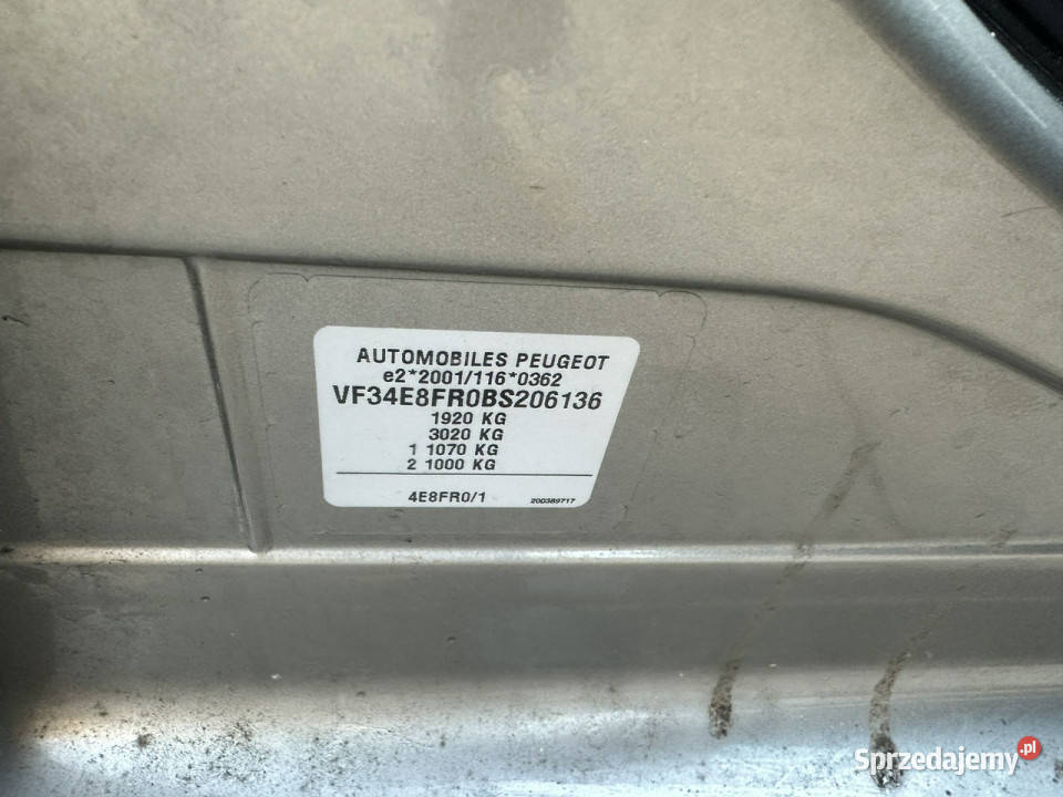 Peugeot 308 Znikomy przebieg 8 airbag tempomat 308 Wejherowo sprzedam