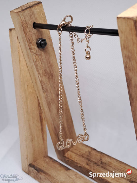 Bransoletka metalowa LOVE