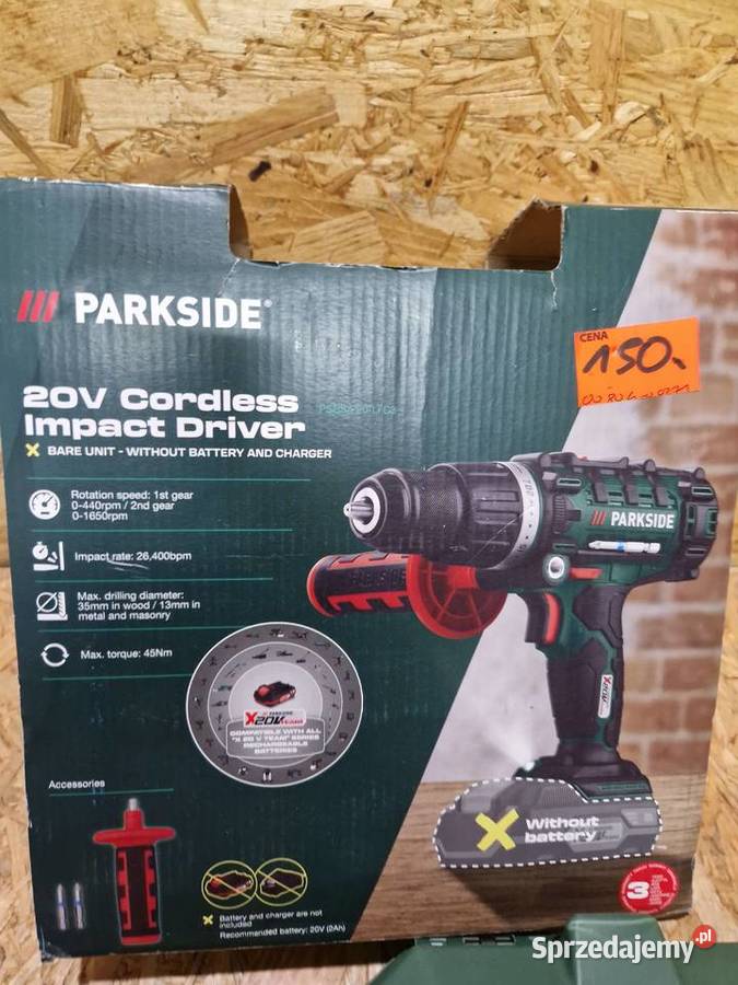 Wkrętarka Parkside akumulatorowa PSBSA 20Li C3 Głogowa