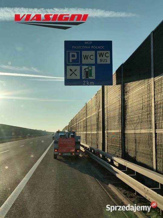 Produkcja montaż znaków drogowych oznakowania podkarpackie Rzeszów sprzedam