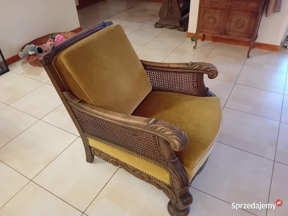 Antyczny fotel w stylu Cheppendele zachodniopomorskie Szczecin