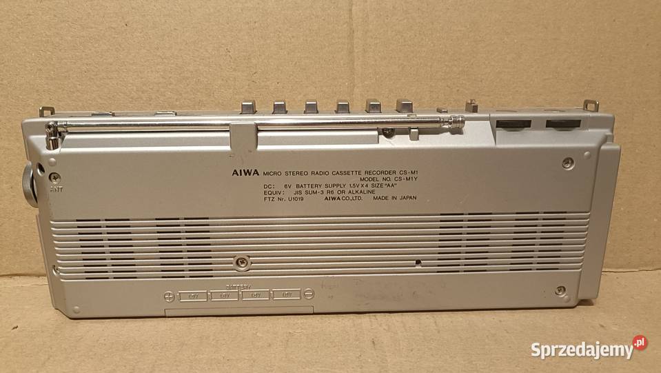 Mini radioodtwarzacz przenośny AIWA CSM1Y Poznań sprzedam