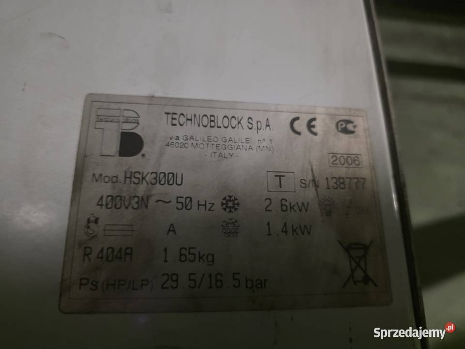 Mroźnia 280x210x230 Technoblock Warszawa sprzedam